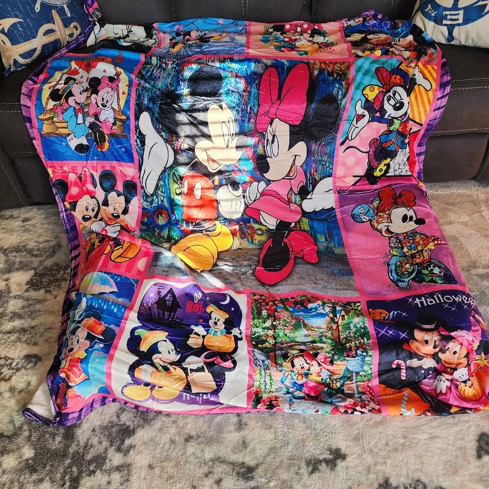 New In Vacumm Sealed Bag , Disney Character Blanket This Is For 1.